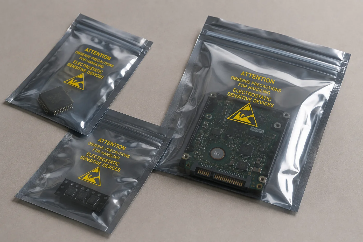 ESD Bags — Chips Packaging