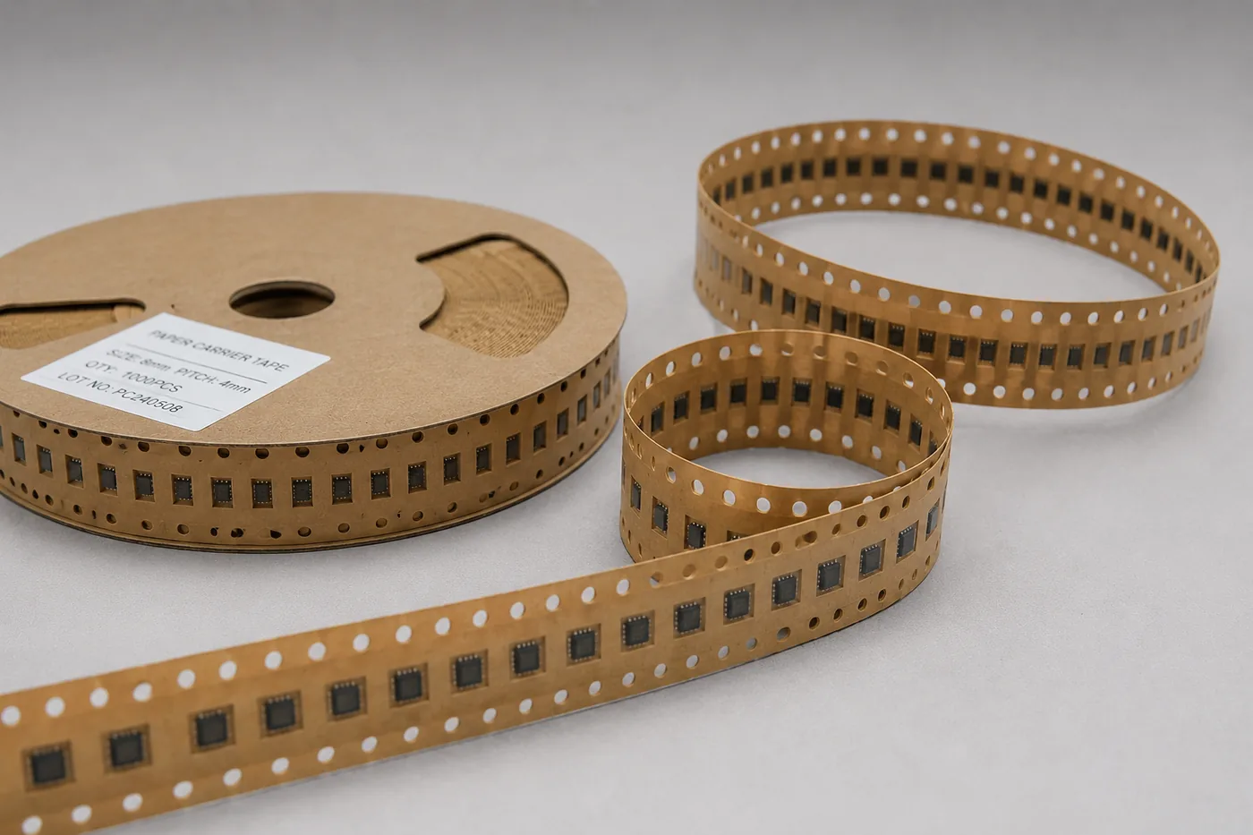 Paper Carrier Tape — Chips Packaging