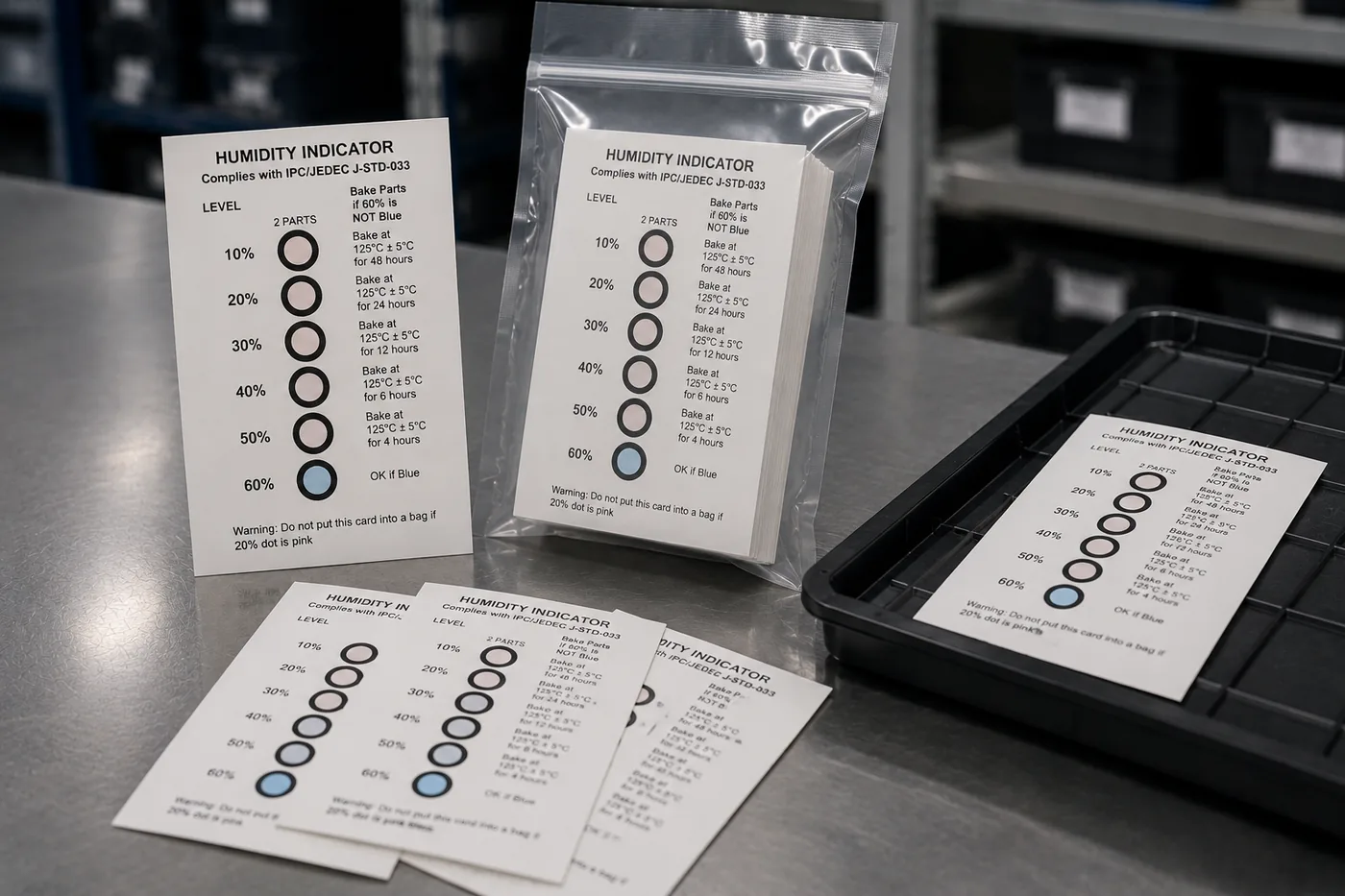 Humidity Indicator Card — Moisture Barrier